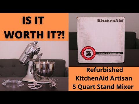 UNBOXING  Refurbished KitchenAid Artisan 5 Quart Stand Mixer 