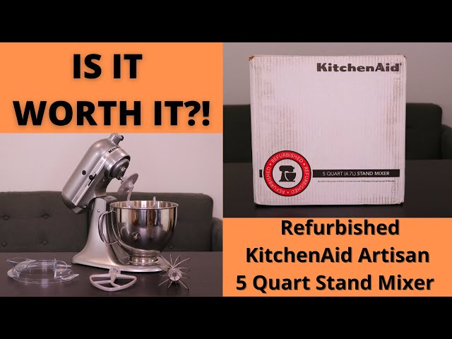 UNBOXING  Refurbished KitchenAid Artisan 5 Quart Stand Mixer 