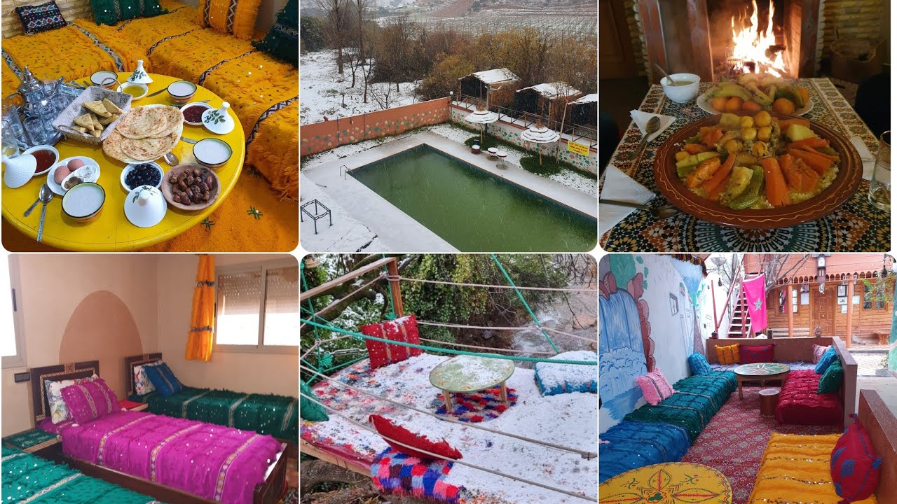 اجيوا نسافرو جميع لخنيفرة KHENIFRAوالنواحي❤اوبيرج AUBERGE SRATI👌جلسة 5▪︎5/حتى شدينا طريق ورجعنا...🇲🇦