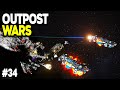Fleet attack on base  space engineers outpost wars  ep 34