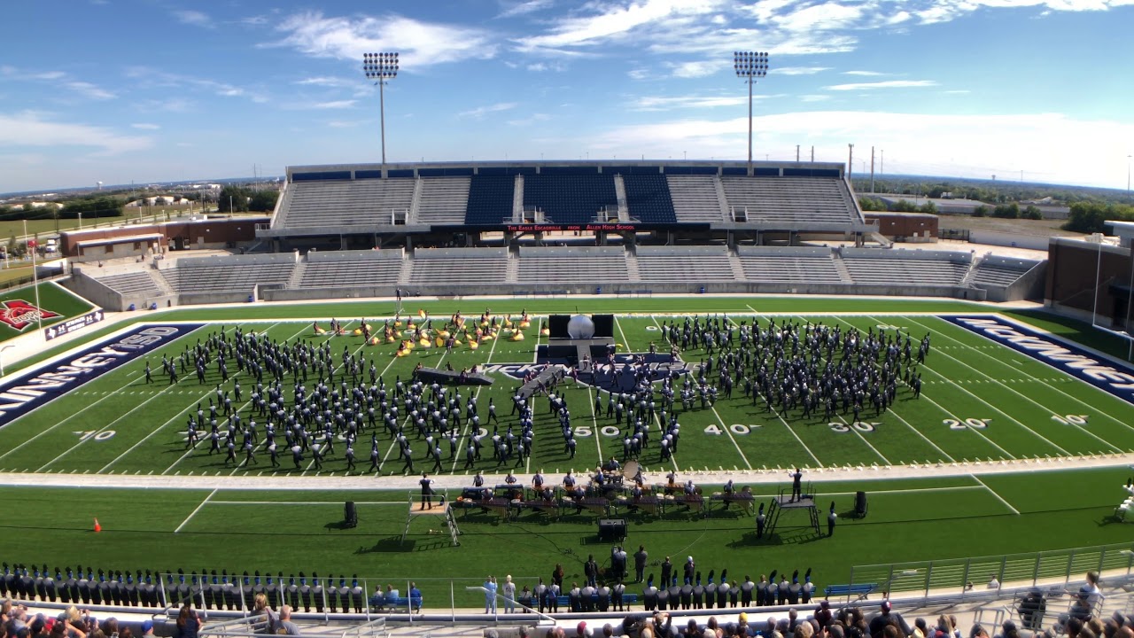 2018 Allen Eagle Escadrille UIL Region 25 Marching Contest YouTube