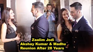 When Akshay Kumar Meet Madhu After 28 Years At Hello Hall Of Fame Awards 2022 - Zaalim Movie Jodi