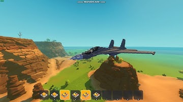 Su-27 Cobra maneuver [Scrap mechanic]