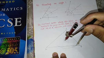 04. Construct ABC where AB=10 cm, AC=8 cm and BC=6 cm | Geometrical Constructions