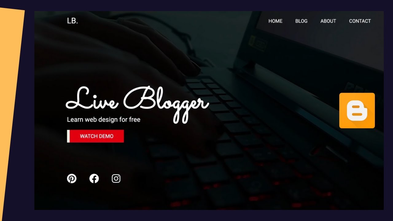 How To Add A Custom Homepage To Your Blogger Website - Live Blogger