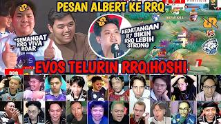 EVOS IS BACK TELURIN RRQ | REAKSI STREAMER RRQ HOSHI VS EVOS BABAK REGULER SEASON MPL ID S17