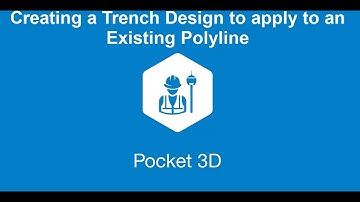 Pocket3D V15.2.3 - Creating a Trench Design