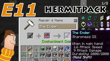 HermitPack Single Player E11: Armor and Enchanting!