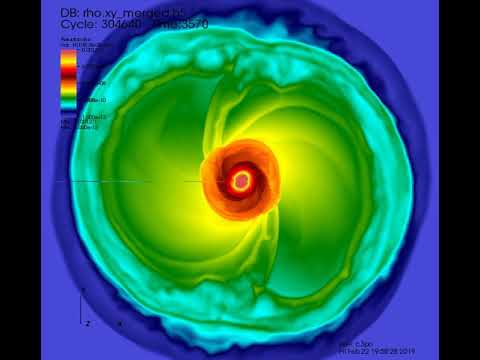 Binary Neutron Star merger simulation