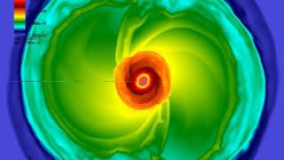 Binary Neutron Star merger simulation