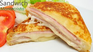 SANDWICH MONTECRISTO  (Very EASY and DELICIOUS Recipe)  CROQUE MONSIEUR