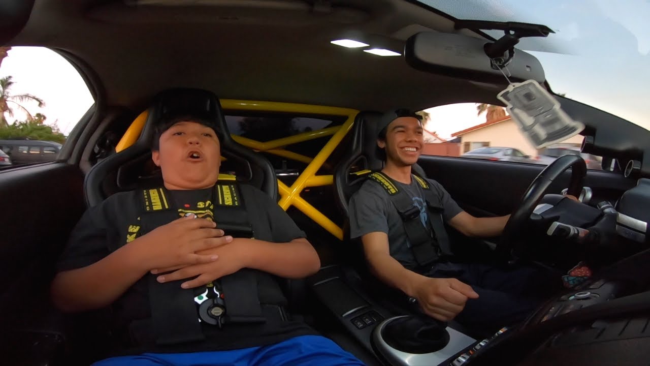 Funny Reactions In My Single Turbo 350z My Brakes Went Out On Me