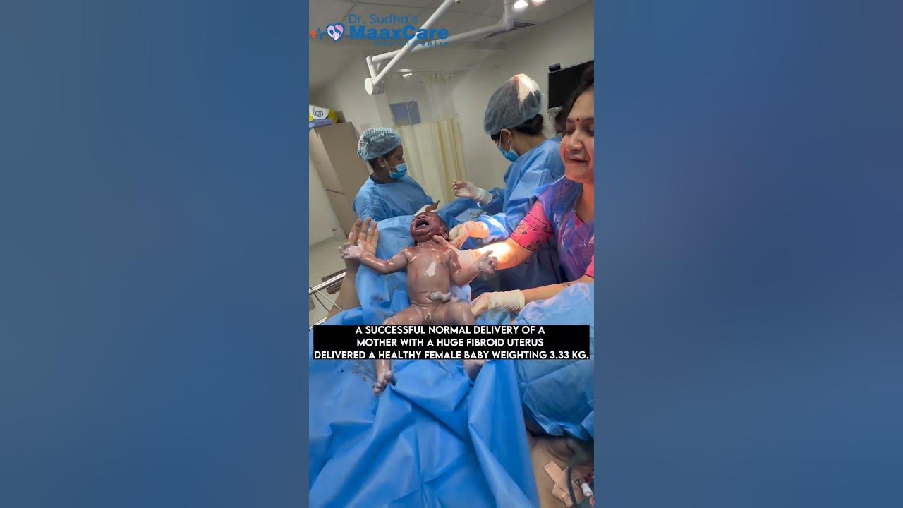 Pregnancy Exercise || Normal Delivery with huge Fibroid Uterus #ytshorts #vizag #normaldelivery