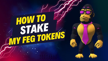 How to stake my Feg Tokens? MUST WATCH!