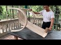 Amazing Ingenious Wood Bending Art Skill // How To A Unique And Extremely Creative Relaxing Chair