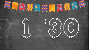 ĐẾM NGƯỢC 1 PHÚT 30 GIÂY - BÓNG SỐ