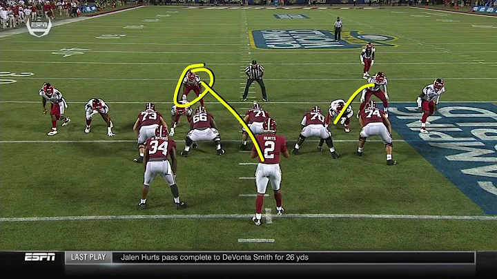 Damien Harris and Josh Jacobs vs Louisville (2018)