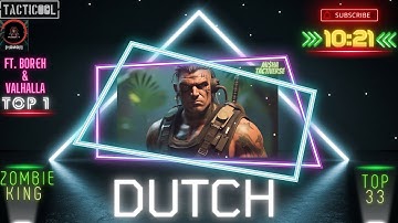 Tacticool Zombie Mode: 10:21 Top 33 Expert Tips Dutch Gameplay Ft. Top 1 Zombie Honor🧟🧟‍♀️#tacticool