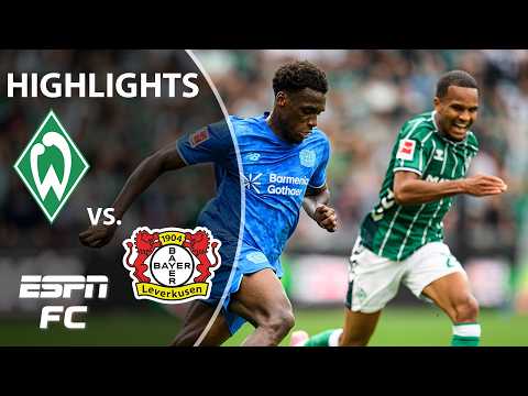 COMEBACK FOR THE AGES 😮 Werder Bremen vs. Bayer Leverkusen | Bundesliga Highlights | ESPN FC