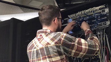 Timelapse Re-Cabling Network Rack w/ 6" Patch Cables & Ubiquiti Switches