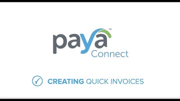 FiNet Business Management: Paya Connect - Creating a Quick Invoice