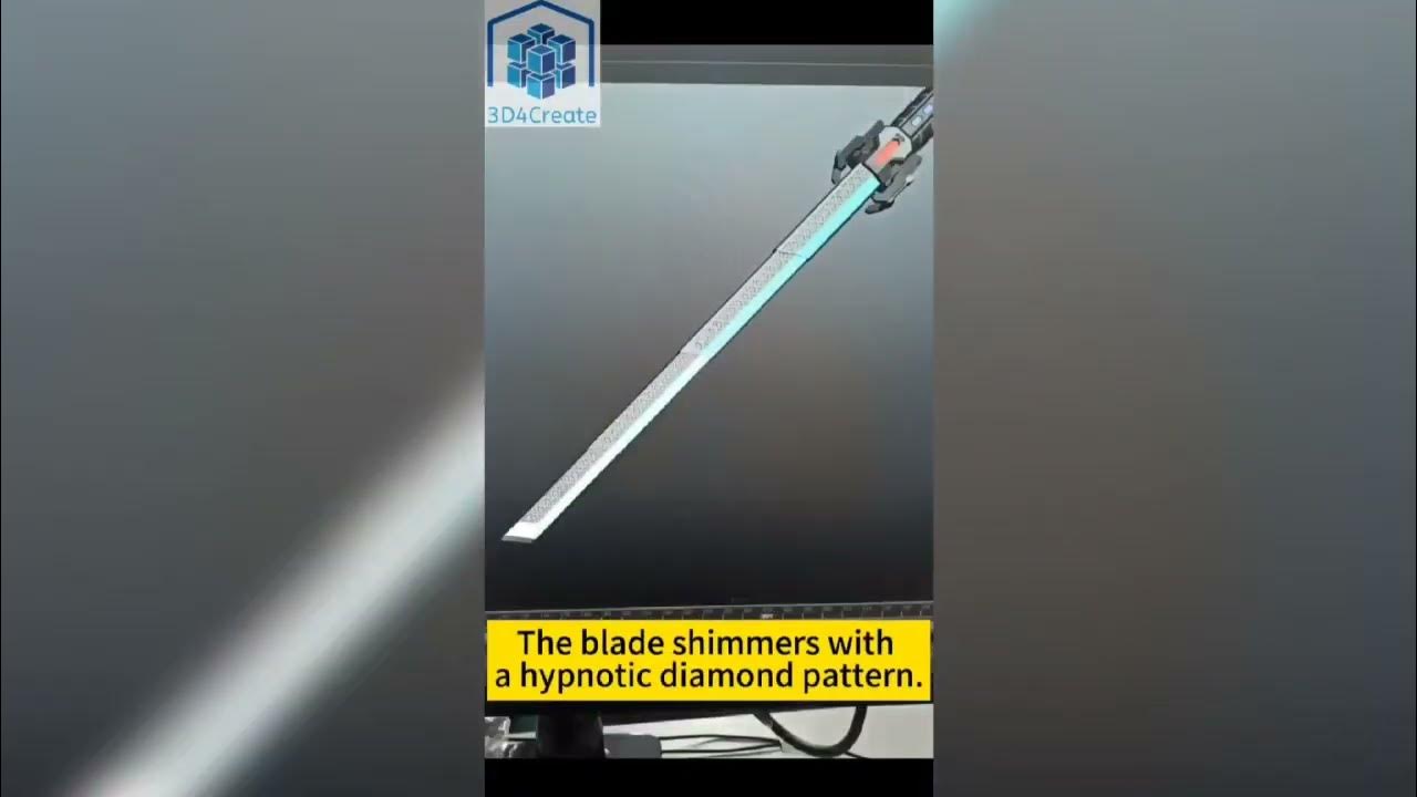 3D Printed Collapsible Sword- Adjustable Handle