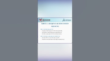 KHÓA HỌC ABAQUS CAE – PHÂN TÍCH PHẦN TỬ HỮU HẠN (FEM) CƠ BẢN #shorts