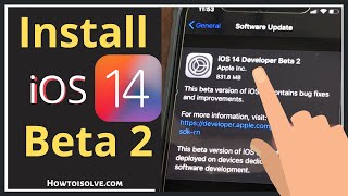 How to Download install iOS 14 Beta 2 -Hand's On What's New Features and Changes