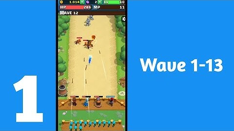 Wild Castle TD: Grow Empire Tower Defense - Gameplay Part 1 - Wave 1-13