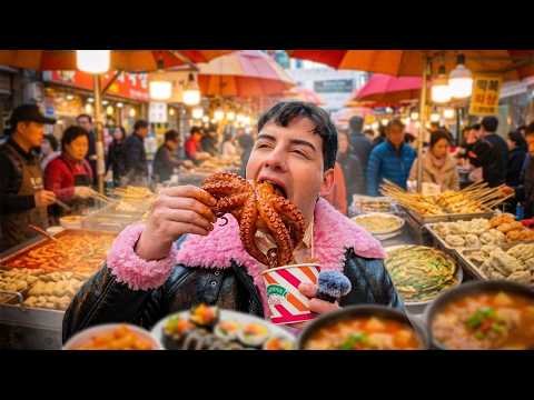 PROBANDO LA COMIDA CALLEJERA DE COREA DEL SUR