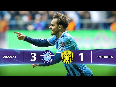 Adana Demirspor - MKE Ankaragücü (3-1) Highlights/Özet | Spor Toto Süper Lig - 2022/23