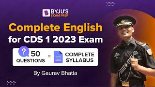 CDS 2023 English: Complete CDS English Syllabus Revision in one Video I CDS 2023 Preparation screenshot 5