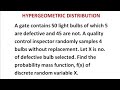 @btechmathshub7050 Hypergeometric Distribution #Concept#Problem-shortcut