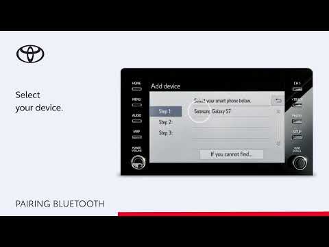 Toyota How To? Bluetooth Pairing