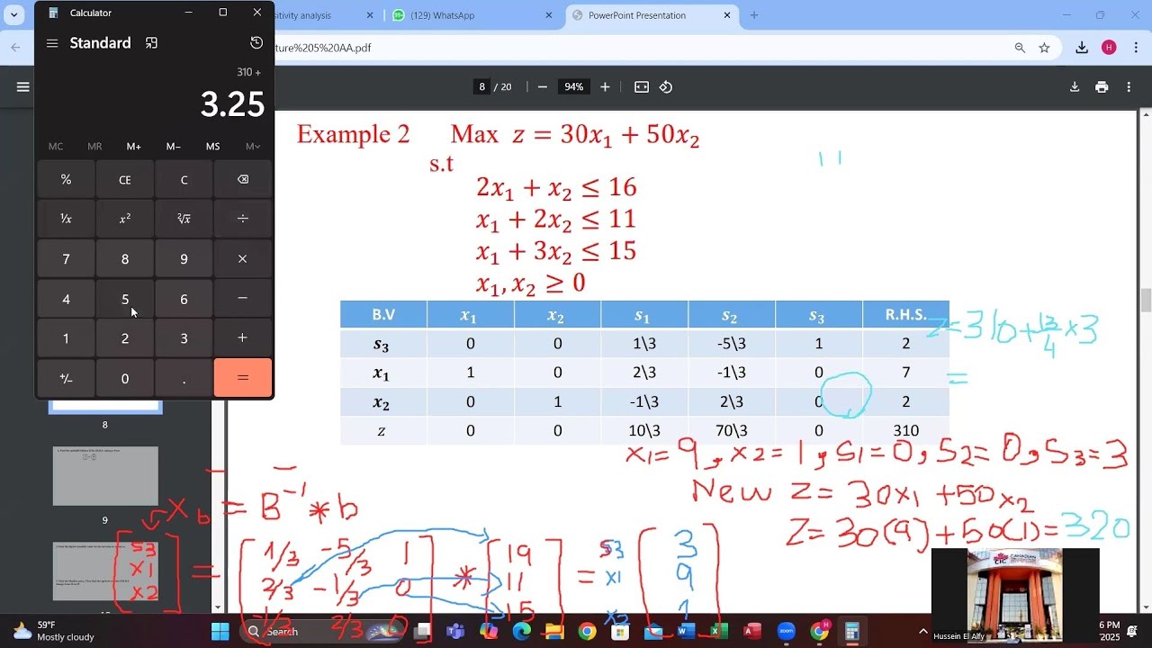 Sensitivity Analysis Part 3 Recorded Video (Last Part) - YouTube