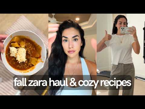 Thumbnail for FALL VLOG 🍂 Huge Zara Haul, Cozy Recipes + Easy Meal Prep
