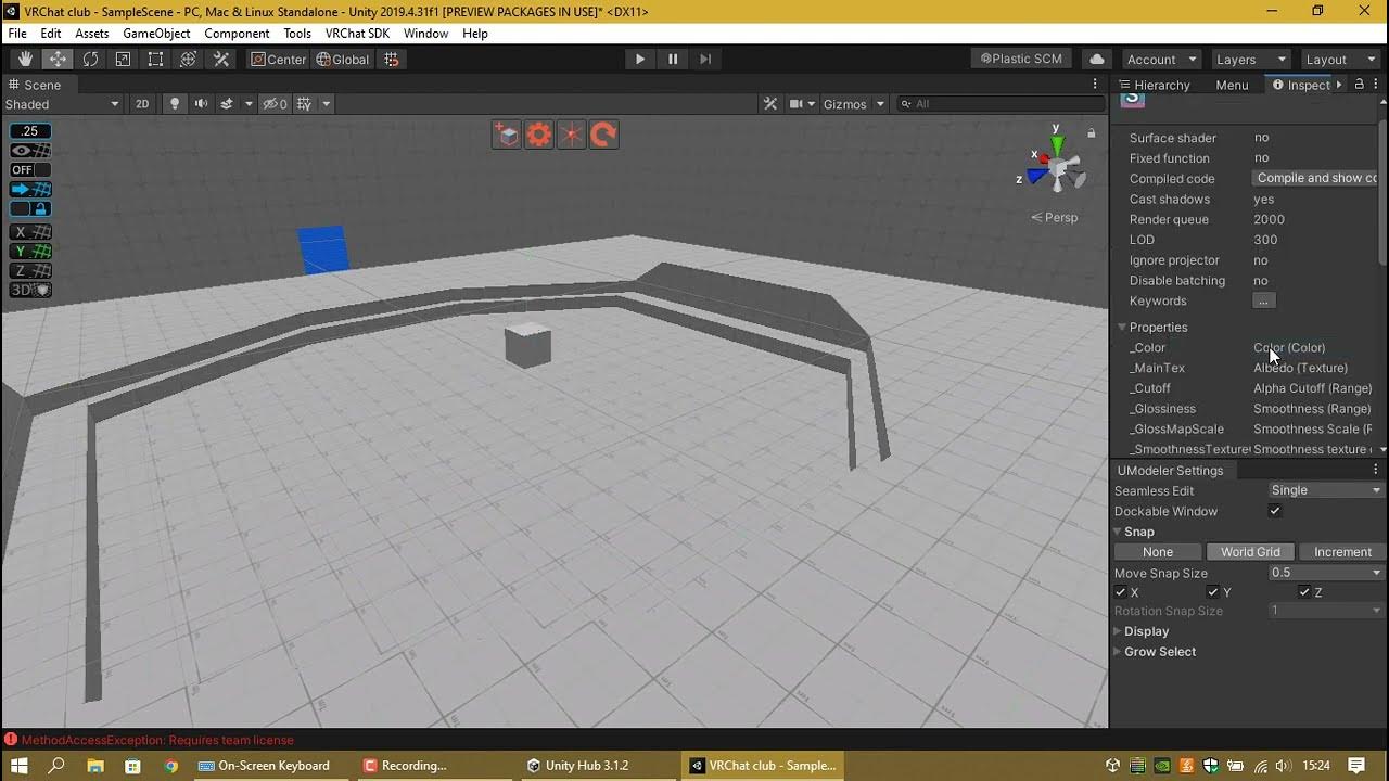 Unity bug unable to modify textures in the inspector vrchat compatible