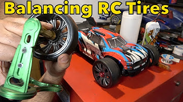 How to balance RC tires for smooth high speed run