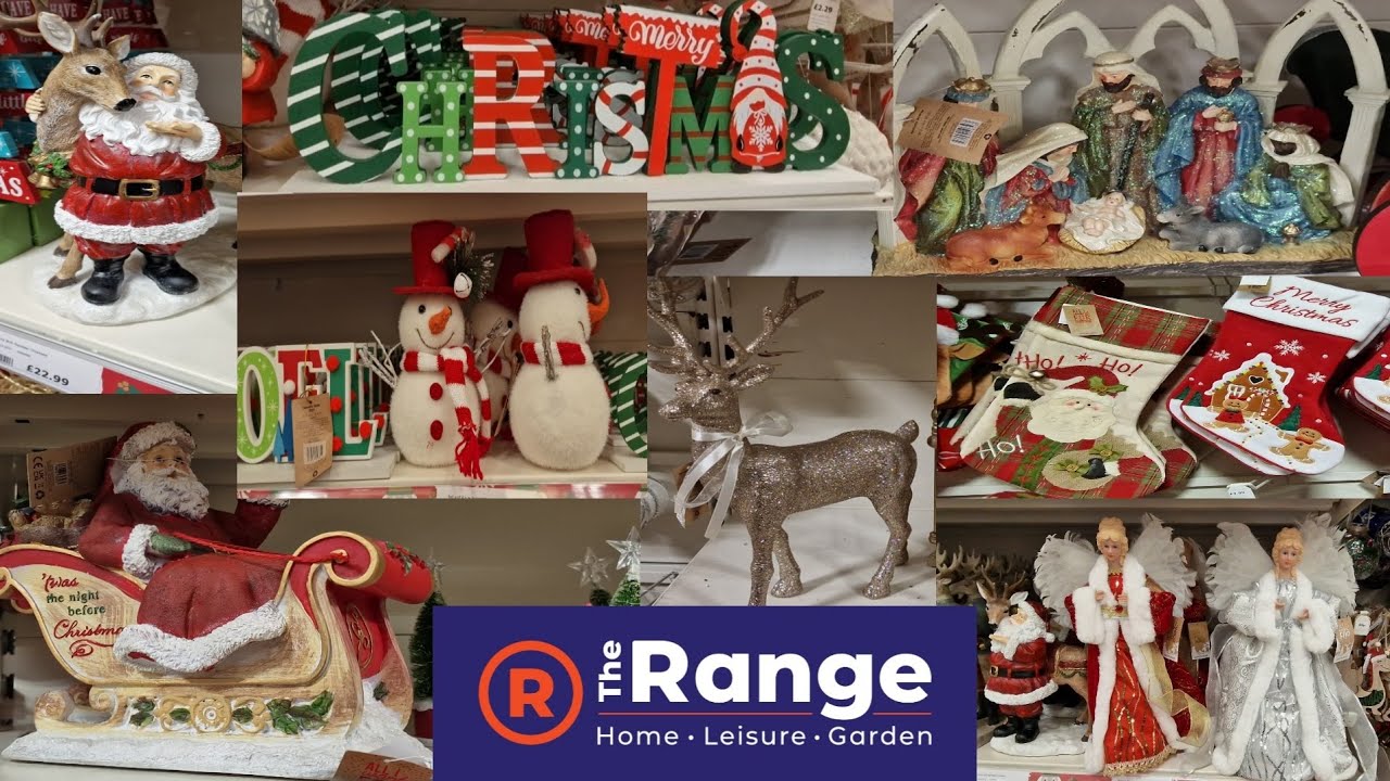 THE RANGE CHRISTMAS HOME DECOR SHOPPING HAUL 2022 / COME SHOP WITH ME 