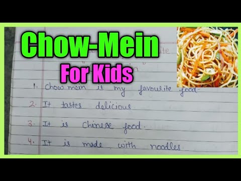 my favorite chinese food essay
