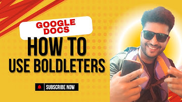 How To Use Bold Colors Font Size in Google Docs