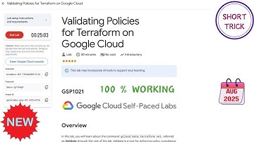 Validatie van beleid voor Terraform op Google Cloud || 2025 || #GSP1021 #qwiklabs #qwiklabsarcade...