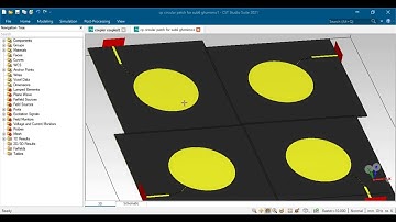 Dual Circularly-Polarized Septum Antenna Array Based on an Air-Filled Dual-Mode G in cst