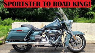 Experience from Harley Sportster to Harley Davidson Road King