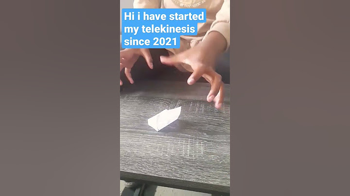 3yrs of learning telekinesis