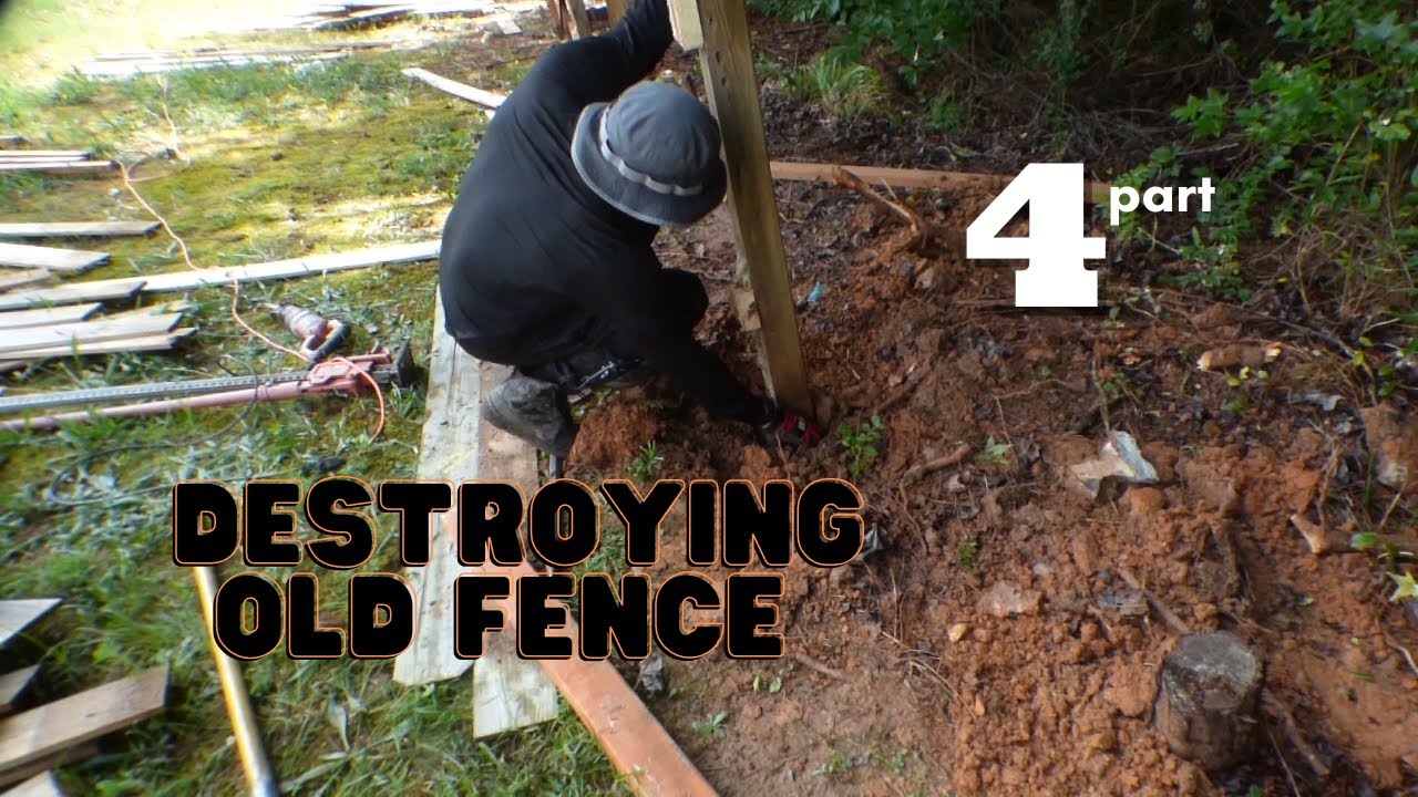 Destroying Old Fence P4 | Fence Life TV | Best Choice Fencing - YouTube