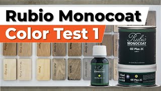 Rubio Monocoat Color Test #1