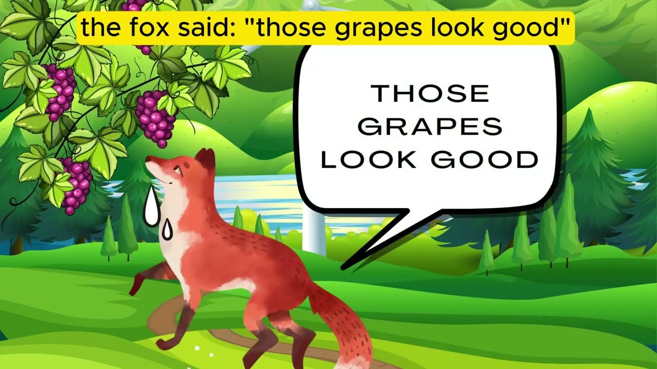Learn English with Kids Songs🦊The Fox and the Grapes Musical