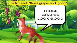 Learn English with Kids Songs🦊The Fox and the Grapes Musical