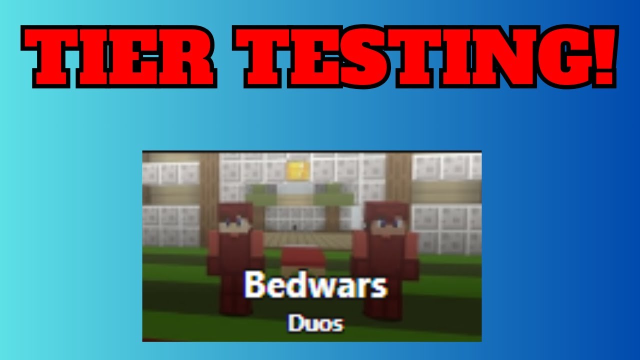 Tier Testing TIER TESTING corrpe in bloxd.io bedwars! - YouTube